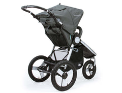 Bumbleride Speed Jogging Stroller Dawn Grey Mint Rear View