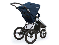 Bumbleride Speed Jogging Stroller Maritime Blue Rear View