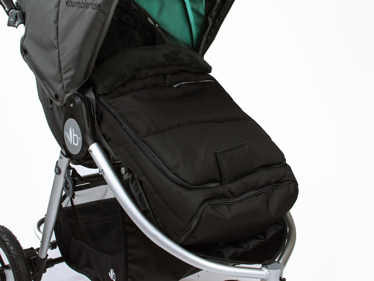 Bumbleride Cold Weather Footmuff Closeup On Stroller