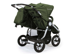 Bumbleride Indie Twin Double Stroller 2018 2019 - Camp Green Rear View