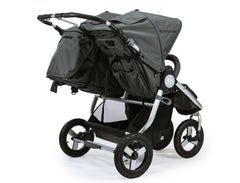 Bumbleride Indie Twin Double Stroller 2018 2019- Dawn Grey Coral Rear View