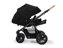 Bumbleride Era Reversible Seat Stroller Matte Black Seat Reversed Infant Mode